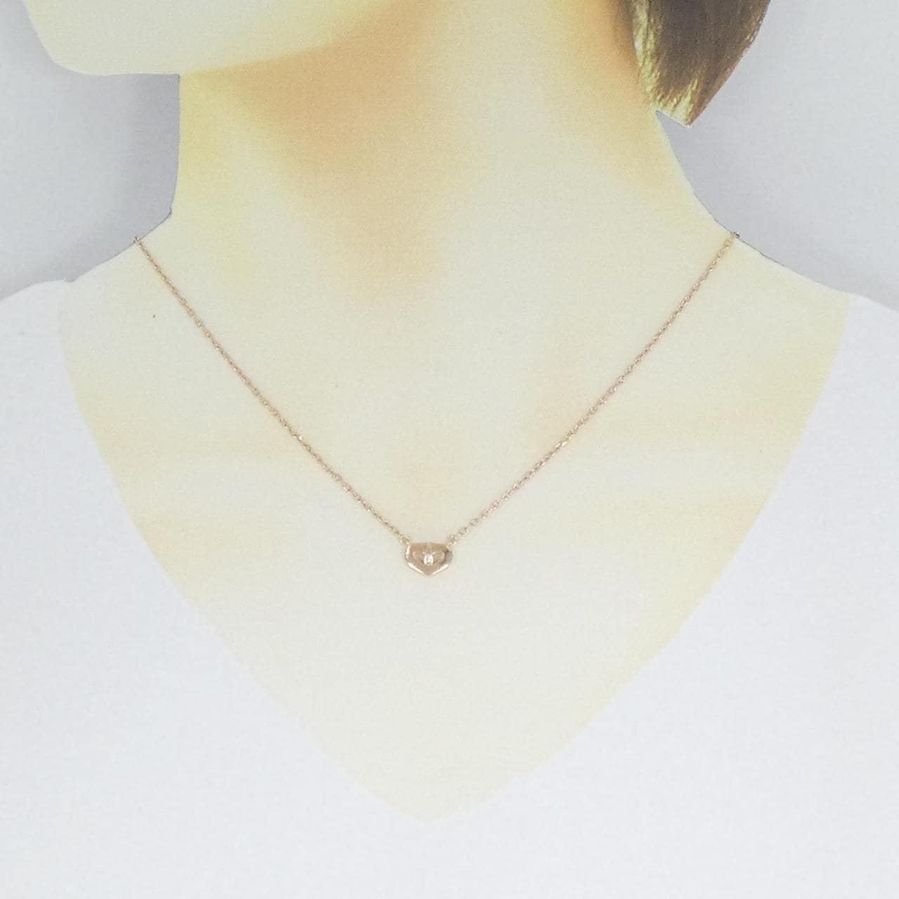 Cartier C heart小號項鍊