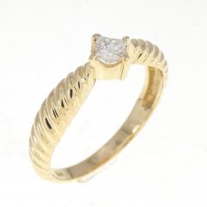 K18YG ダイヤモンド リング 0.16CT