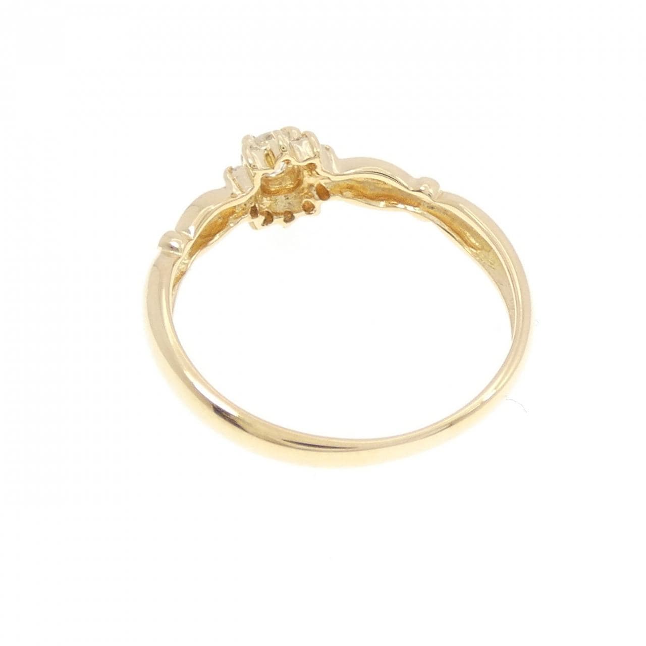 K18YG ダイヤモンド リング 0.18CT