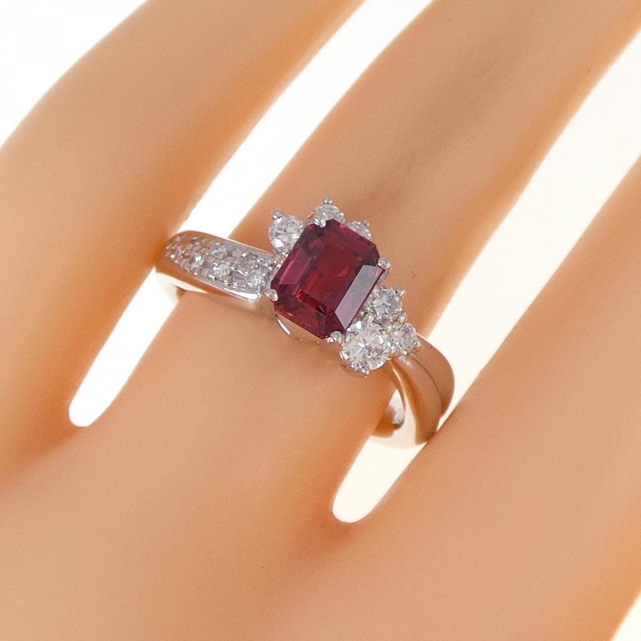 PT900 ルビー リング 1.20CT