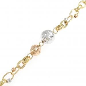 【新品】750スリーカラー ブレスレット