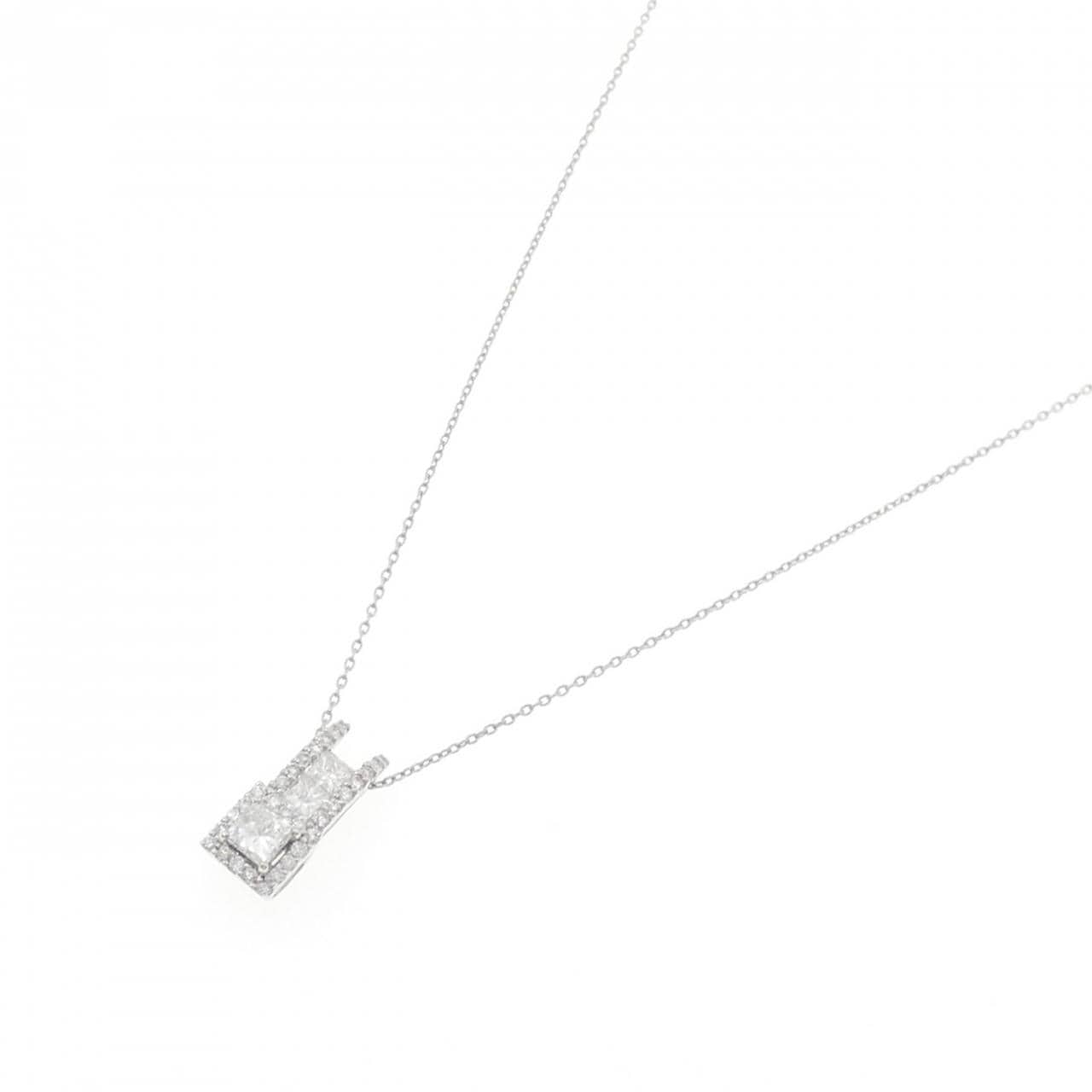 PT900/PT850 ダイヤモンド ネックレス 0.346CT