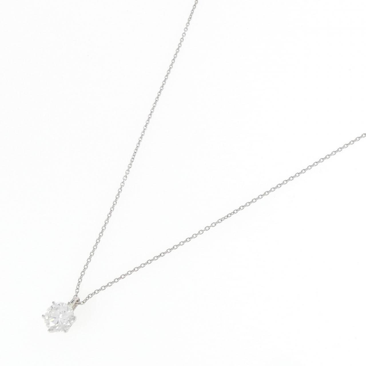 【リメイク】PT900/PT850 ダイヤモンド ネックレス 1.036CT I I1 Good