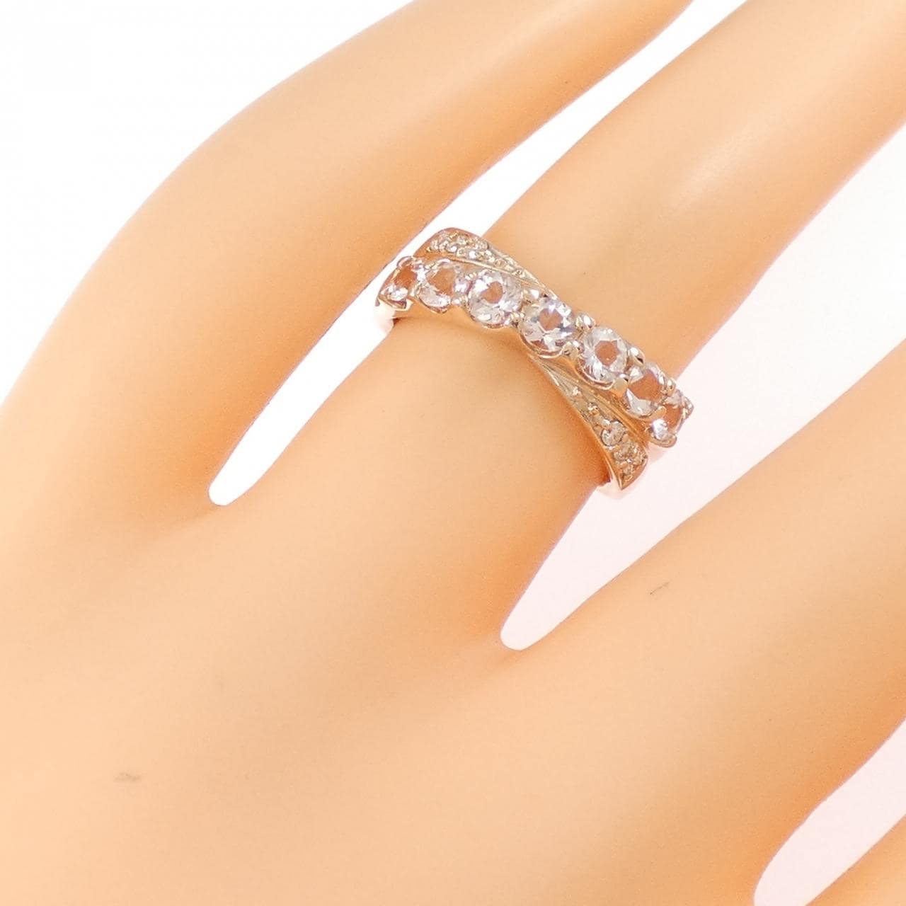 K10PG モルガナイト リング