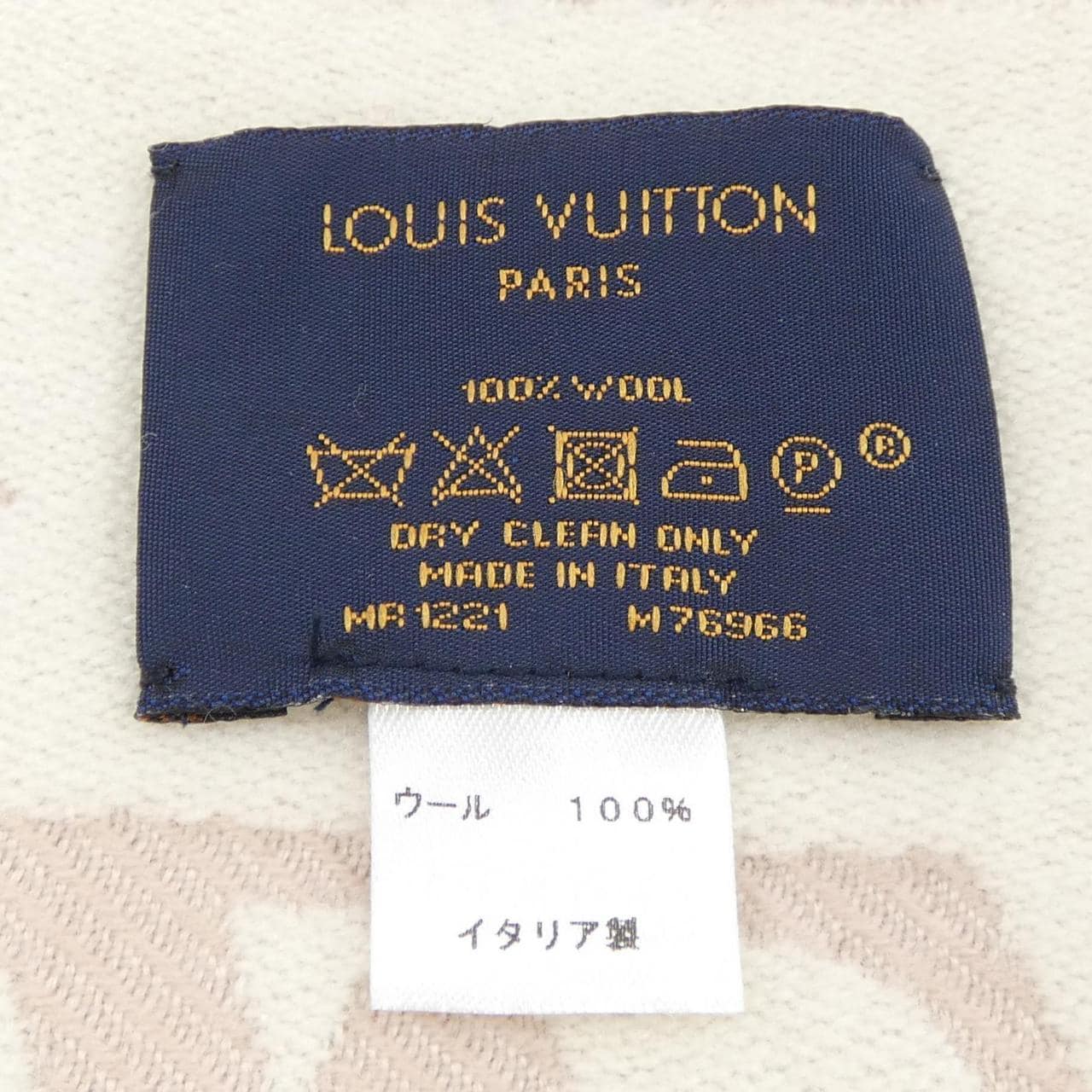 ルイヴィトン LOUIS VUITTON エシャルプ シンプリーLVモノグラム M76966 MUFFLER