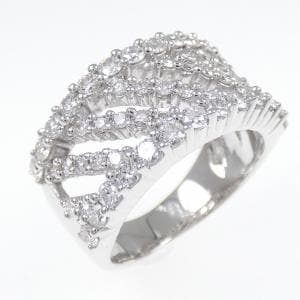 18KWG ダイヤモンド リング 1.28CT