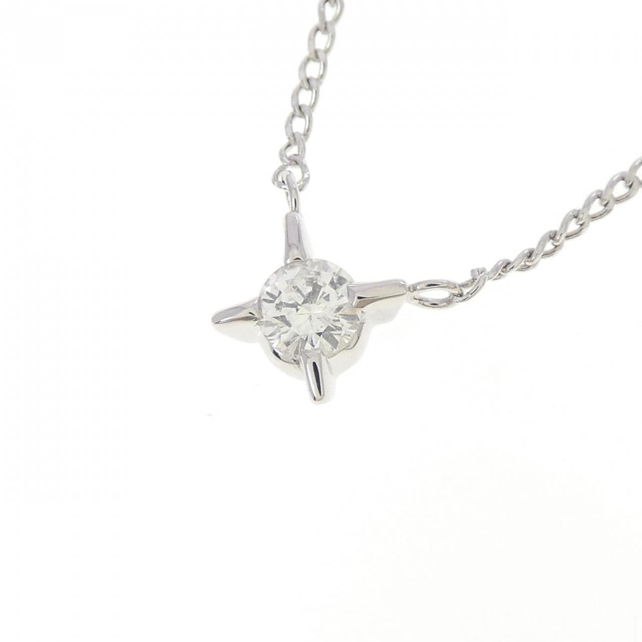 PT900/PT850 ダイヤモンド ネックレス 0.13CT