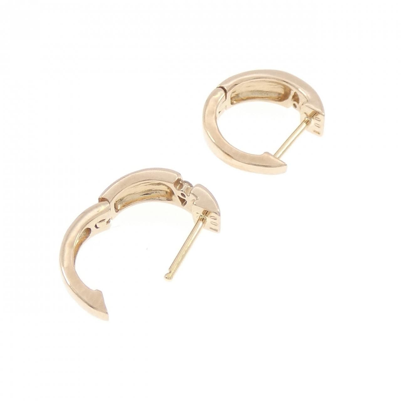 K18PG ダイヤモンド ピアス 0.02CT