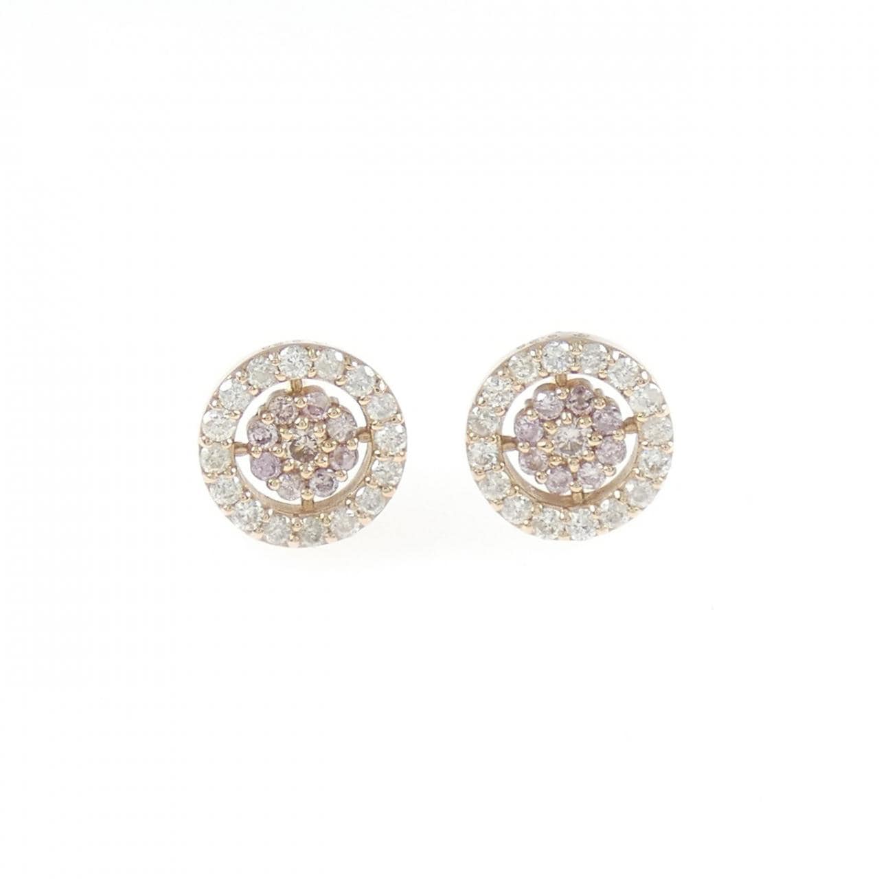 K18PG ダイヤモンド ピアス 0.40CT