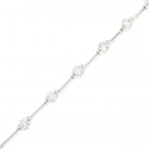 K18WG ダイヤモンド ブレスレット 1.67CT