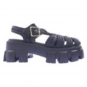 プラダ PRADA トライアングルロゴ 1X138N モノリス クロシェ サンダル