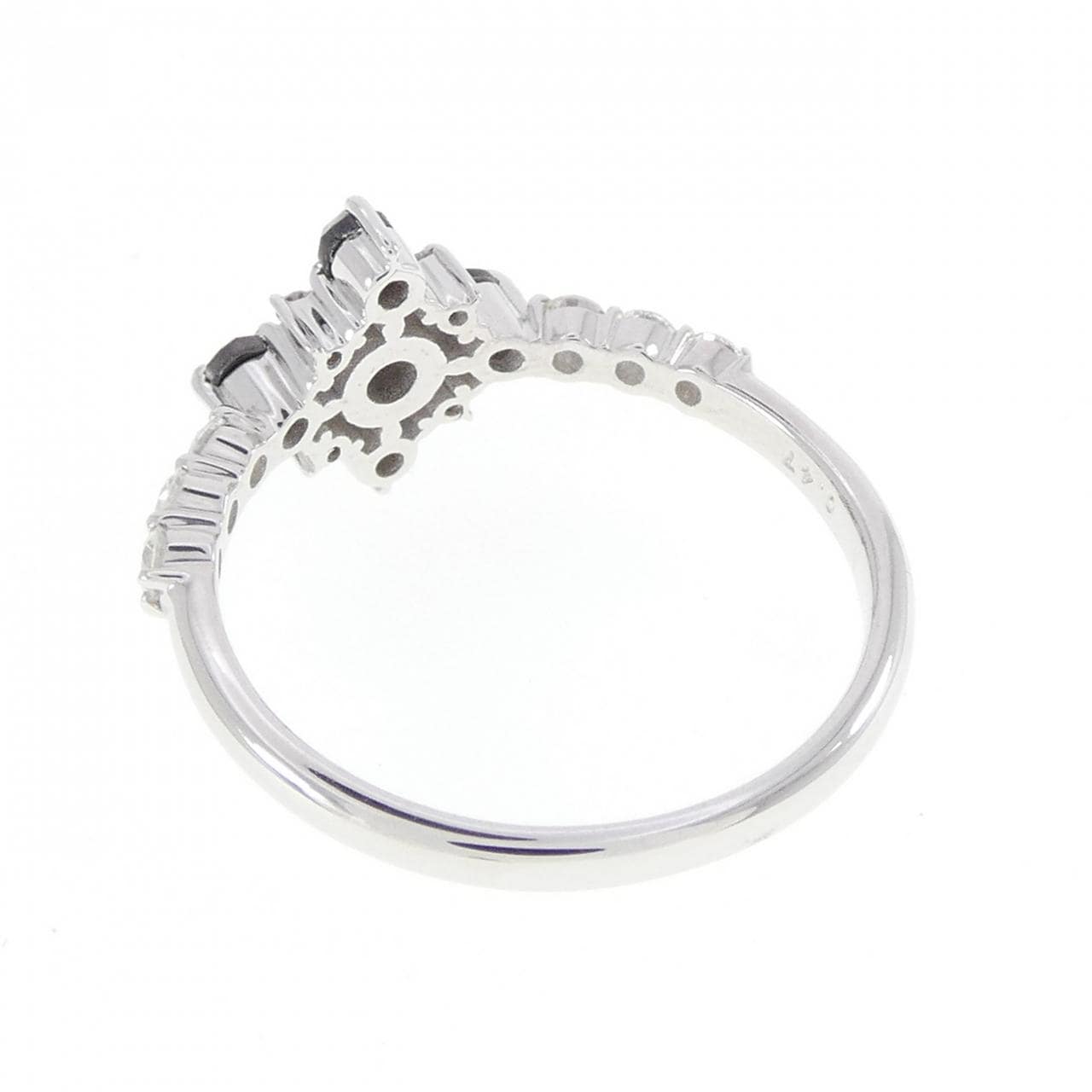 K18WG ダイヤモンド リング 0.47CT