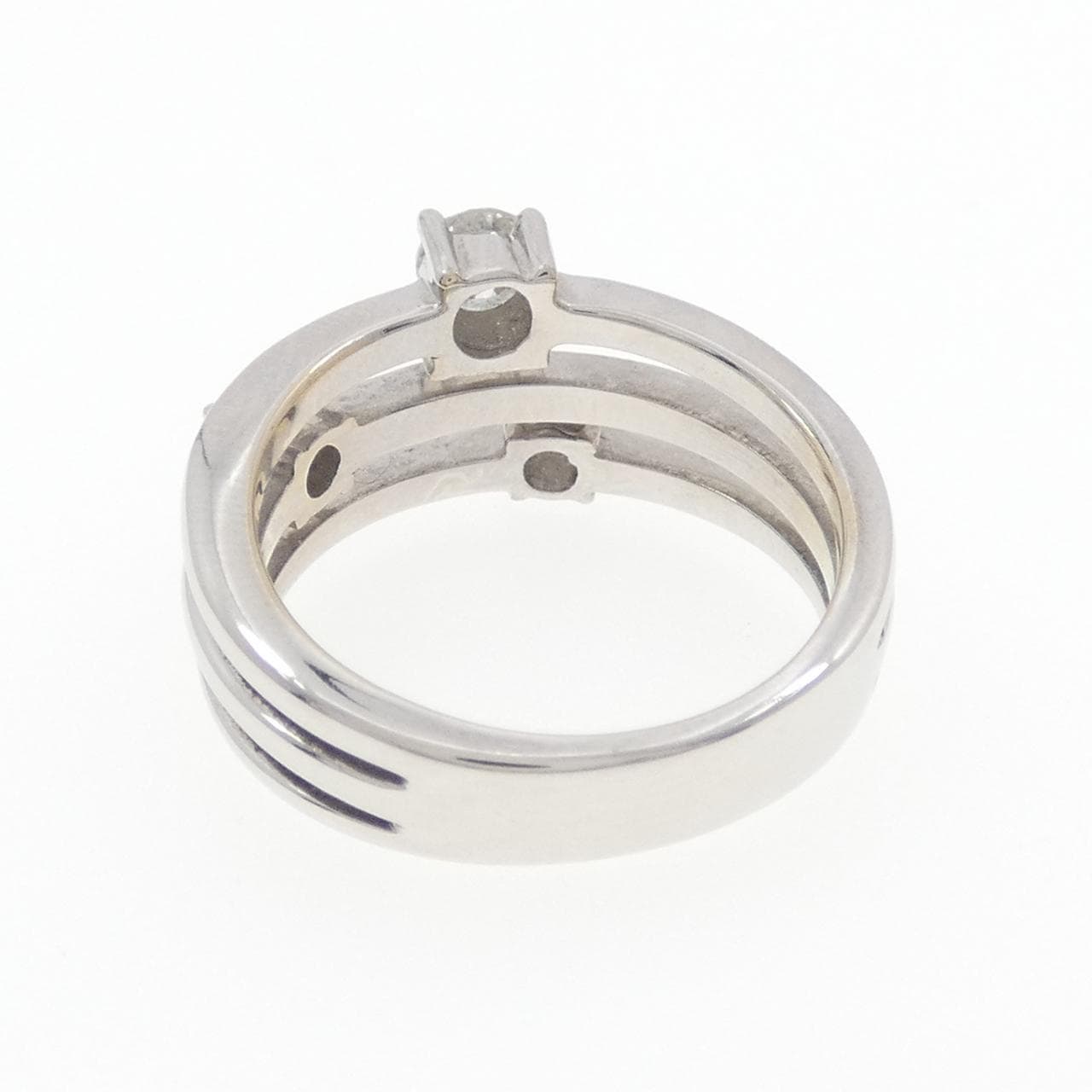K18WG ダイヤモンド リング 0.50CT