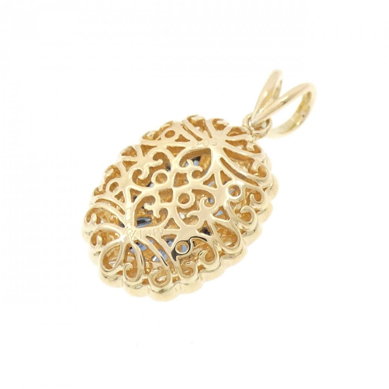 ポンテヴェキオ サファイヤ ペンダント 0.77CT