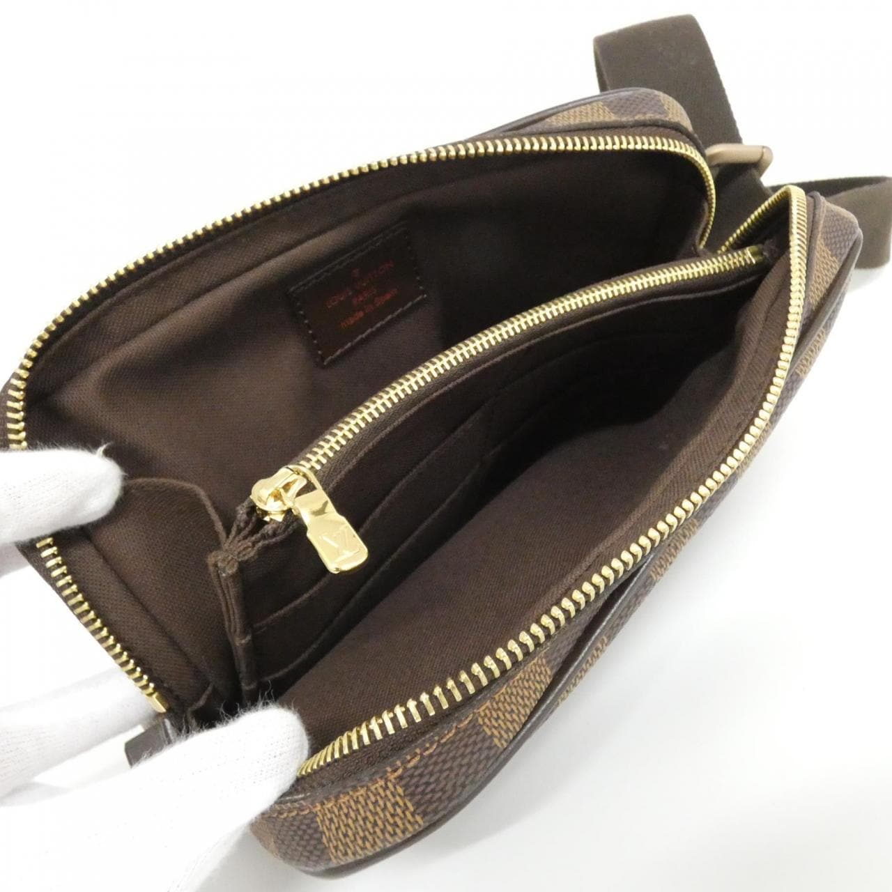ルイヴィトン ダミエ バムバッグ ブルックリン N41101 ショルダーバッグ