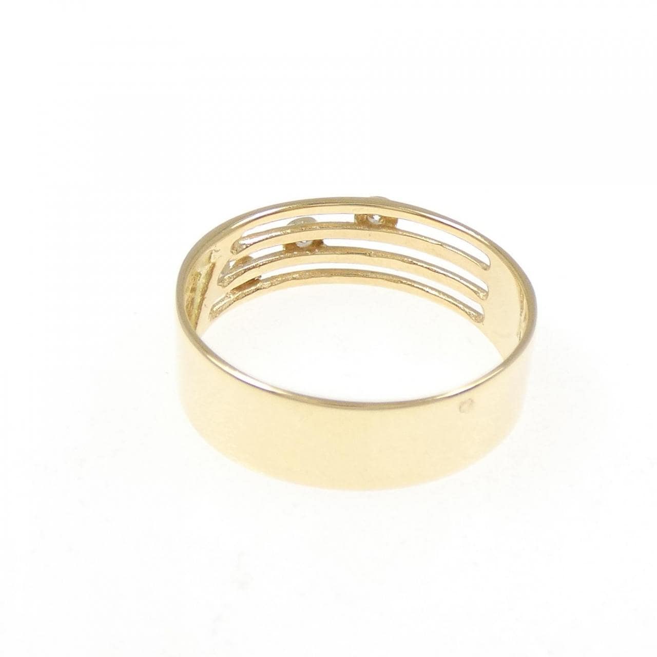 K18YG ダイヤモンド リング 0.04CT