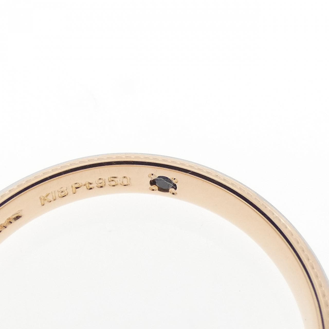 ヴァンドーム K18PG/PT950 リング