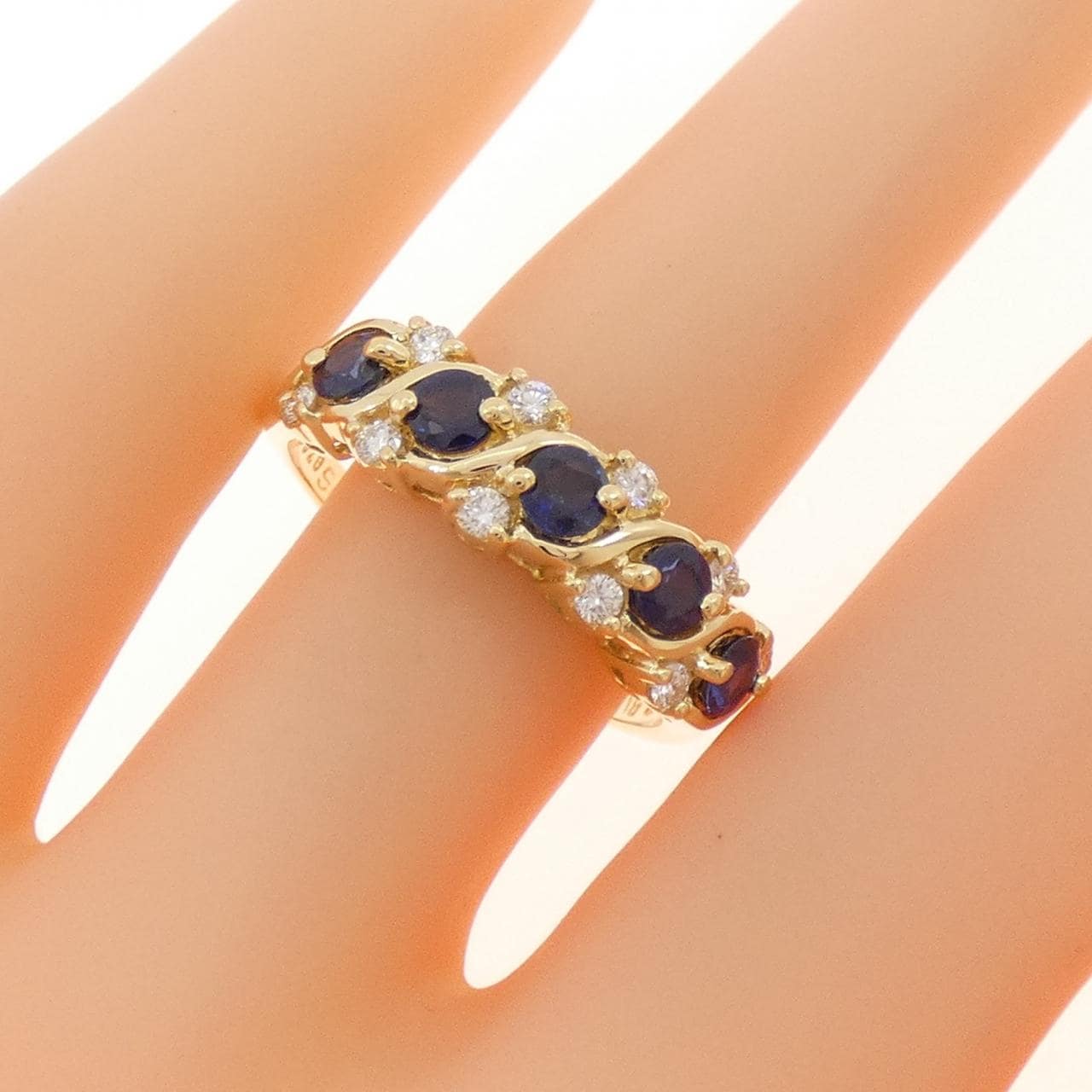 ミキモト サファイヤ リング 0.88CT