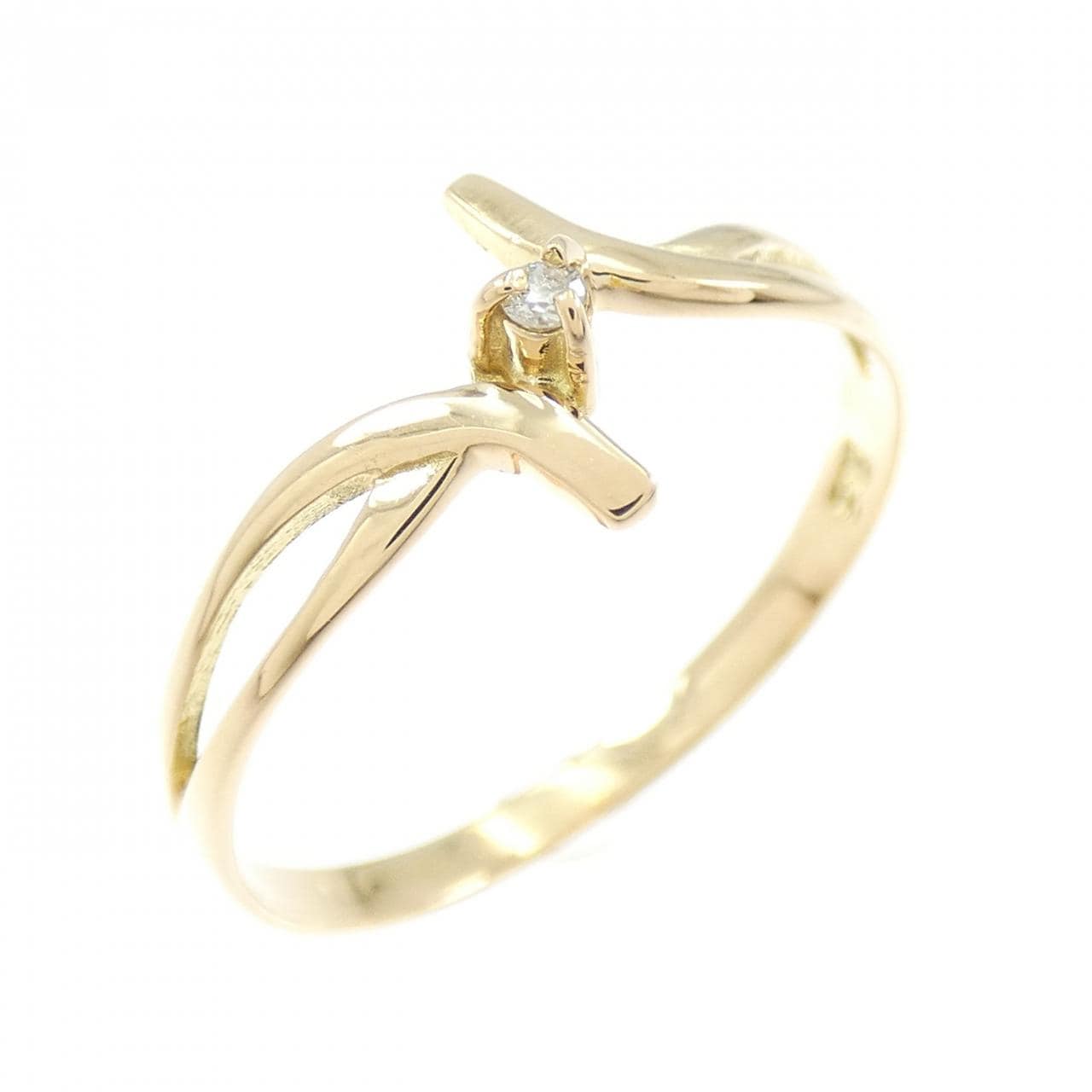 K18YG ダイヤモンド リング