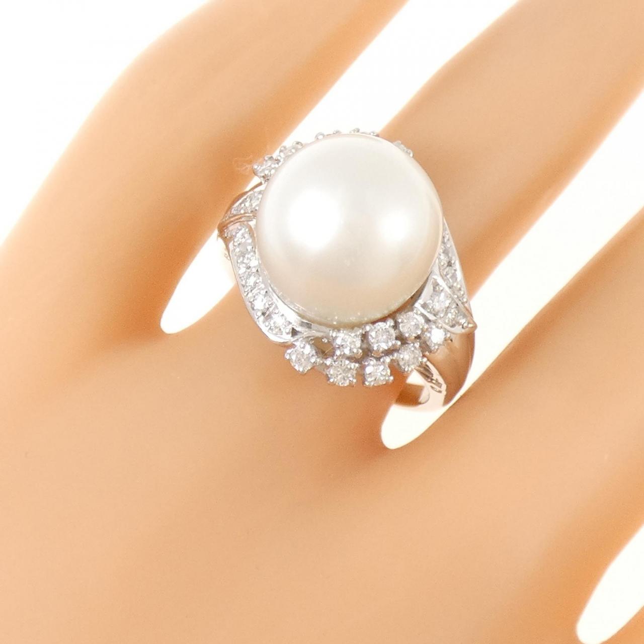 PT900 白蝶パール リング 11.9mm