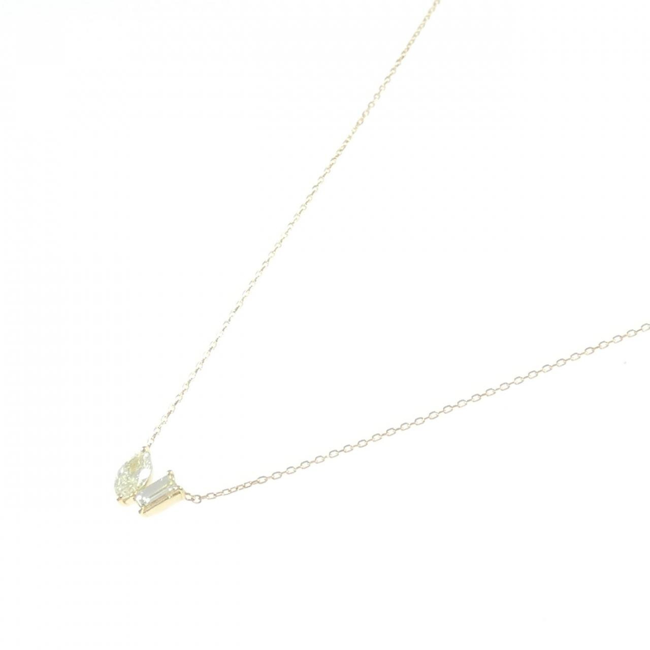 【新品】K18YG ダイヤモンド ネックレス 0.50CT