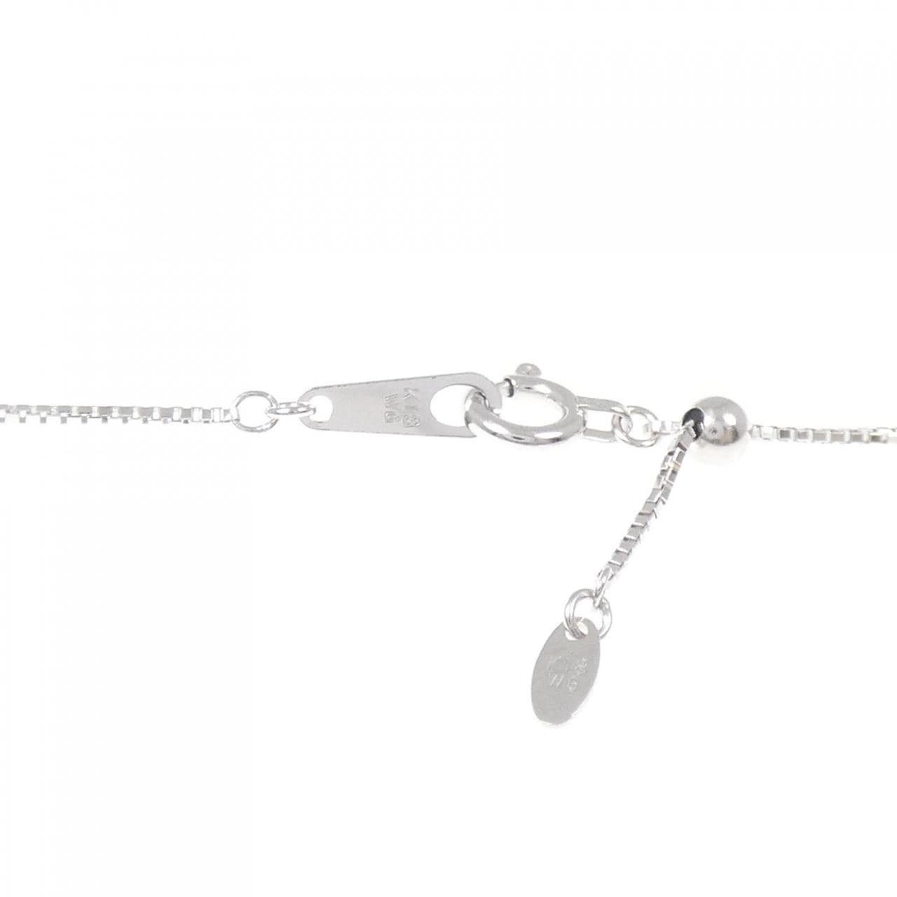 K18WG ダイヤモンド ネックレス 1.01CT