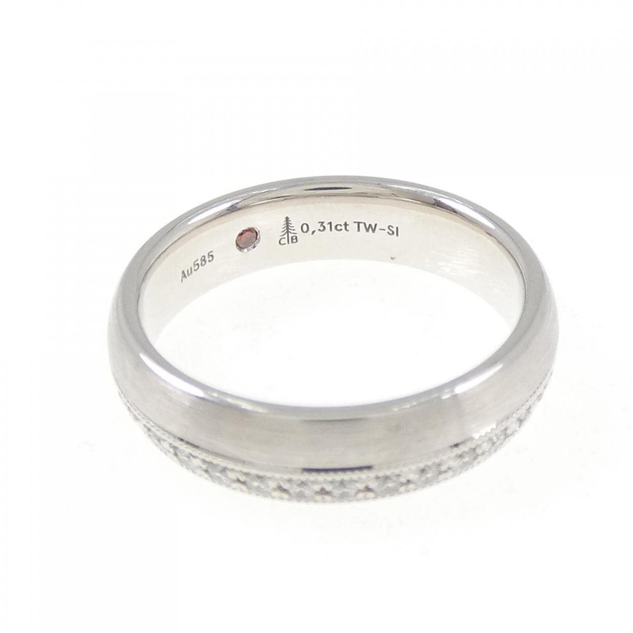 585WG ダイヤモンド リング 0.31CT