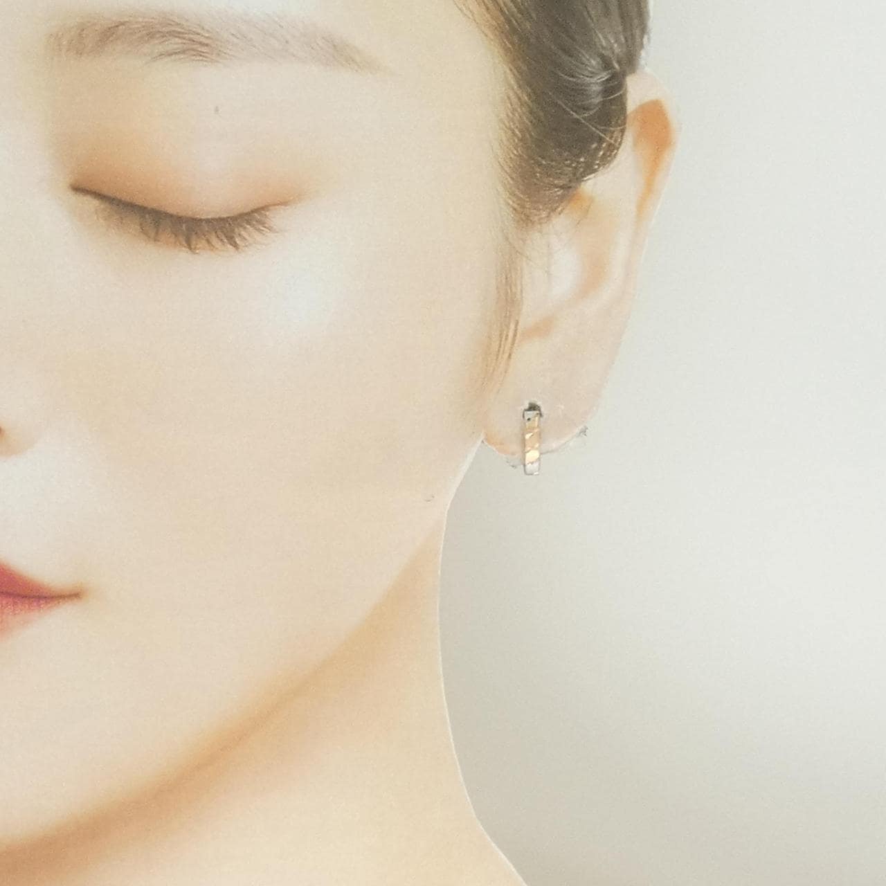 14Kスリーカラー ピアス