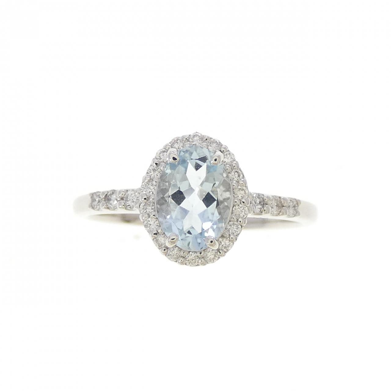 PT900 アクアマリン リング 0.66CT