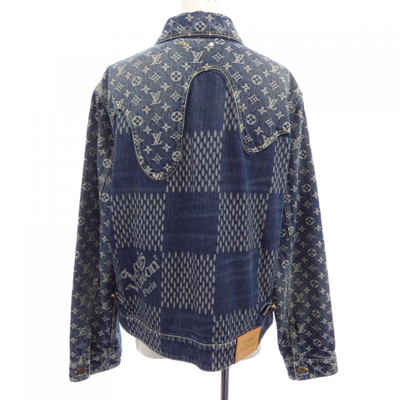 ルイヴィトン LOUIS VUITTON ジャイアントダミエウェーブモノグラム　NIGO HJA10WUZC デニムジャケット