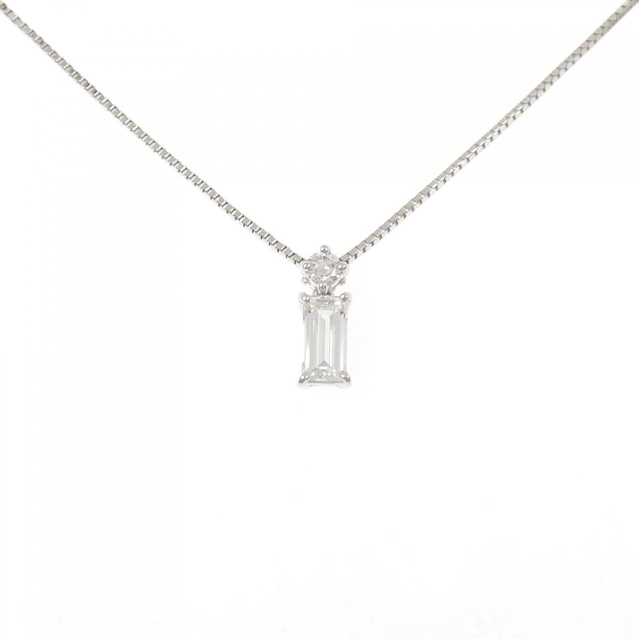 PT900/PT850 ダイヤモンド ネックレス 0.36CT