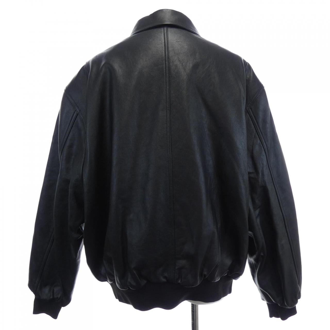 バレンシアガ BALENCIAGA 770600 TLS01 UNISEX レザージャケット