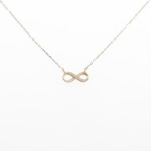 K10PG ダイヤモンド ネックレス 0.018CT