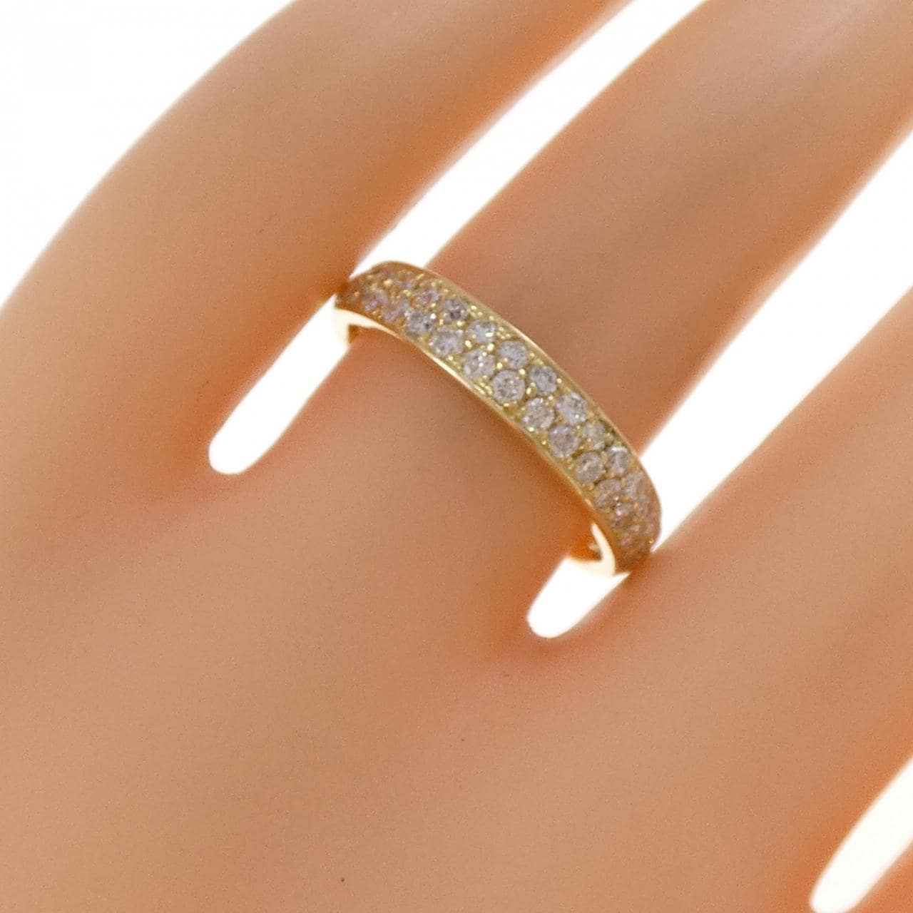 K18YG ダイヤモンド リング 0.60CT