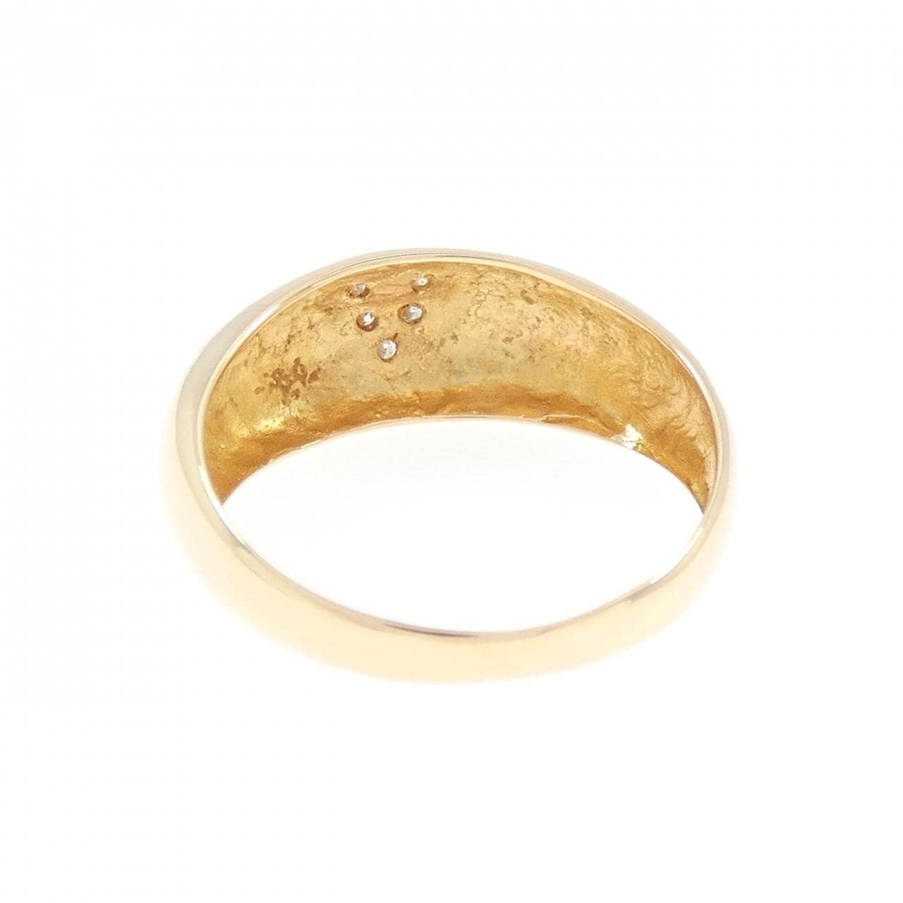 K18YG ハート ダイヤモンド リング 0.034CT