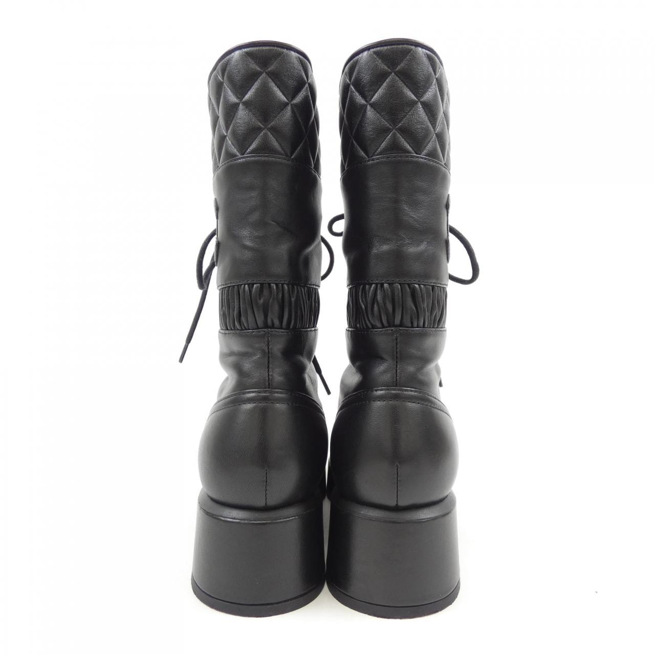 シャネル CHANEL レースアップ LACE UP G37956X01000 ブーツ