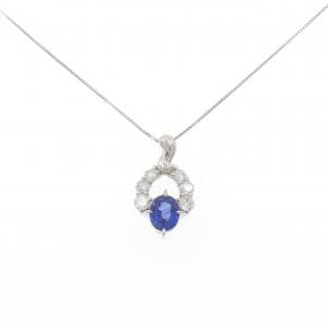 PT900/PT850 サファイヤ ネックレス 1.02CT
