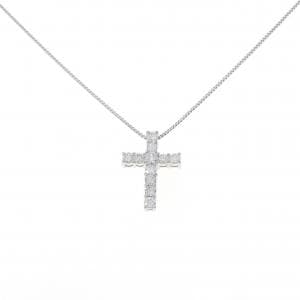 PT850 クロス ダイヤモンド ネックレス 0.50CT