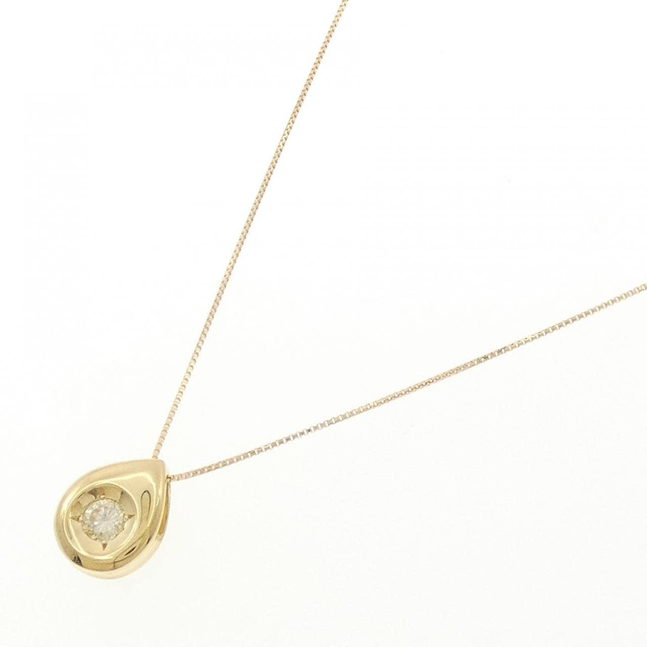 K18YG ダイヤモンド ネックレス 0.21CT