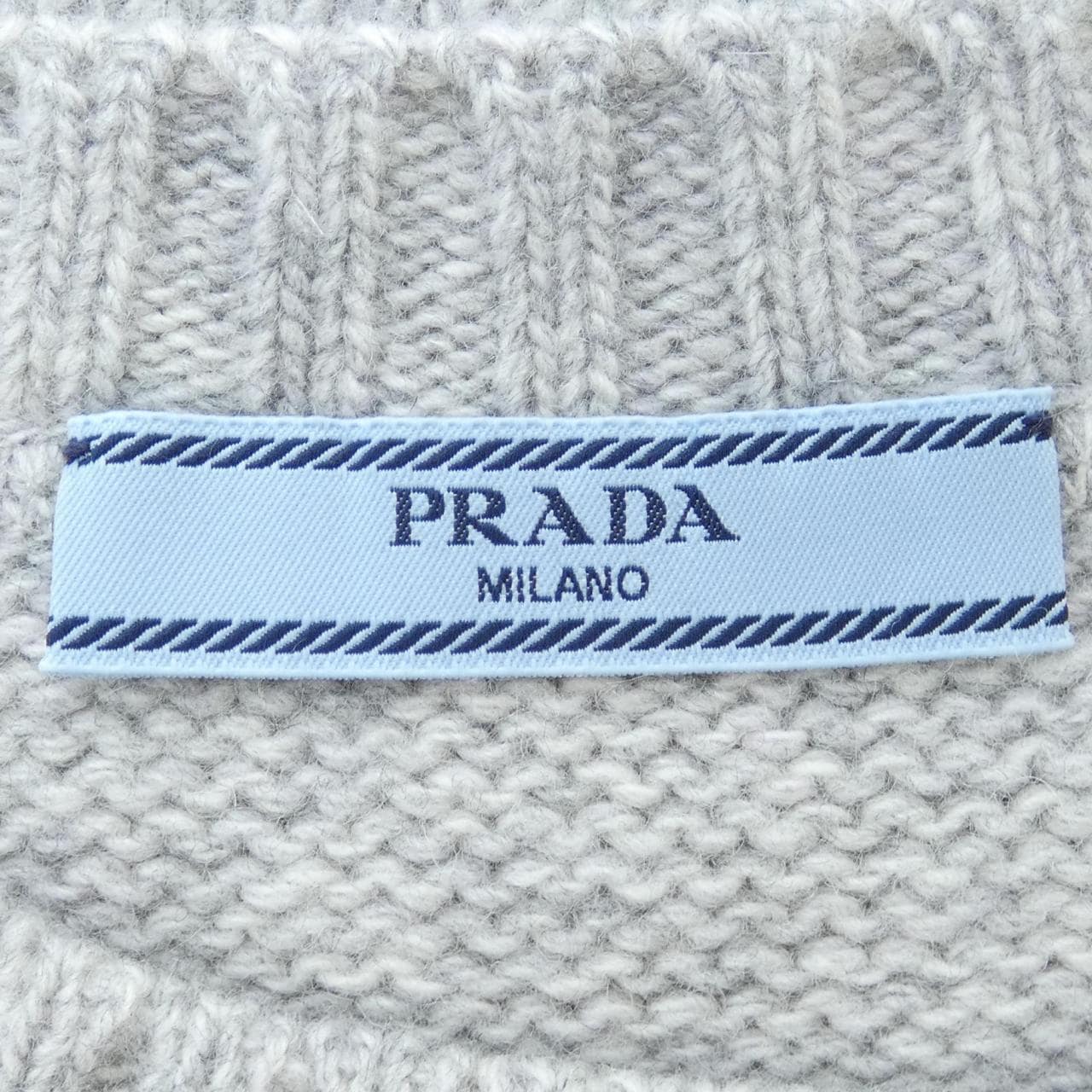 Prada PRADA Intarsia Logo P24U1T S231 1YMW Knit