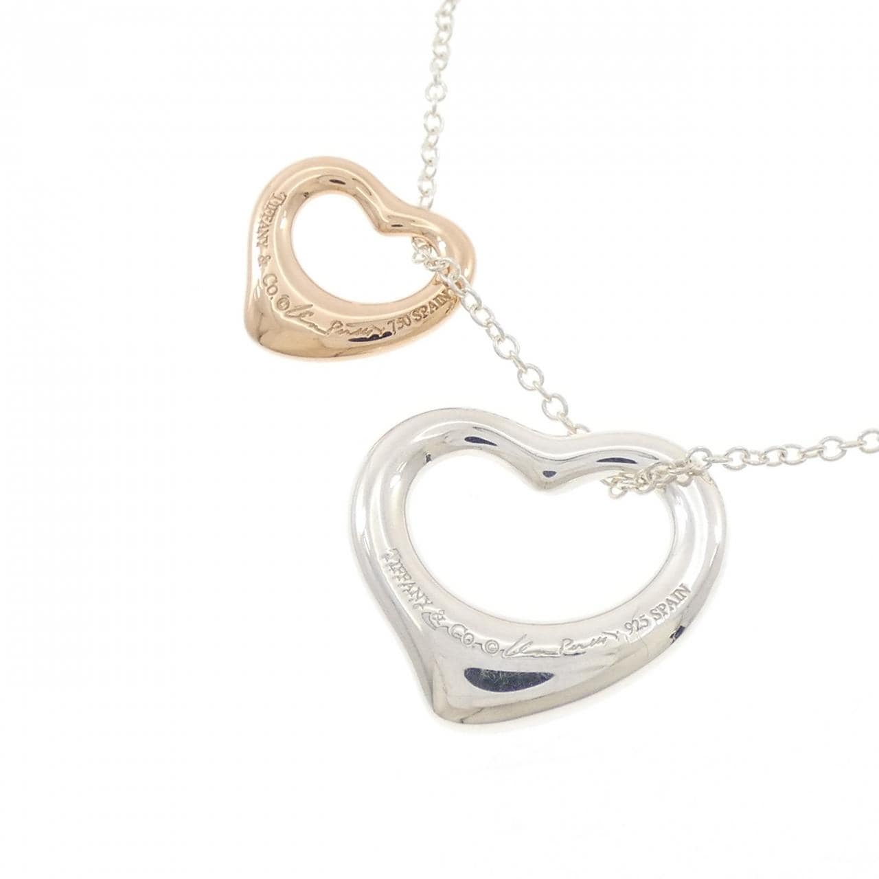 ティファニー オープンハート ネックレス