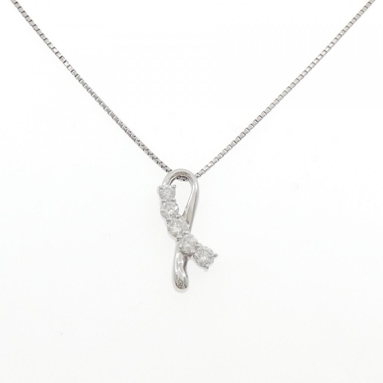 PT900/PT850 ダイヤモンド ネックレス 1.033CT