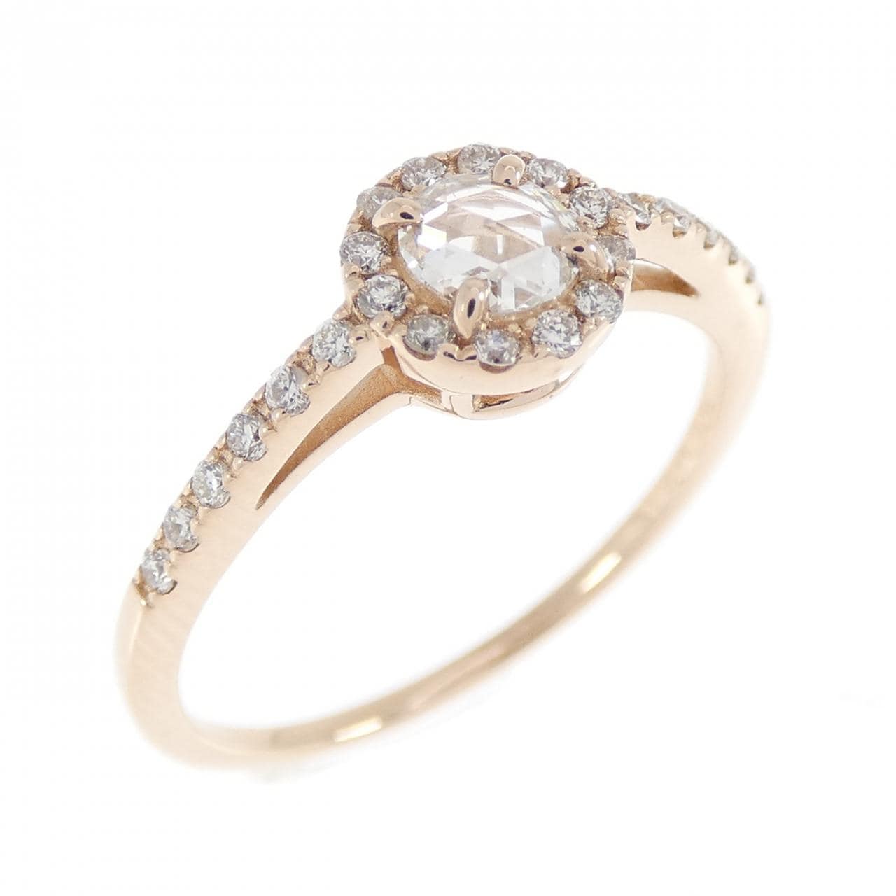 K18PG ダイヤモンド リング 0.17CT