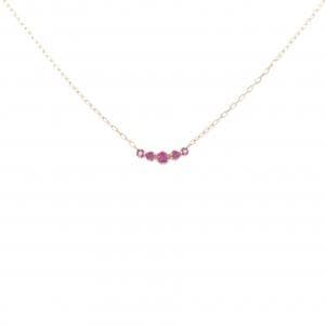 クミキョク ルビー ネックレス