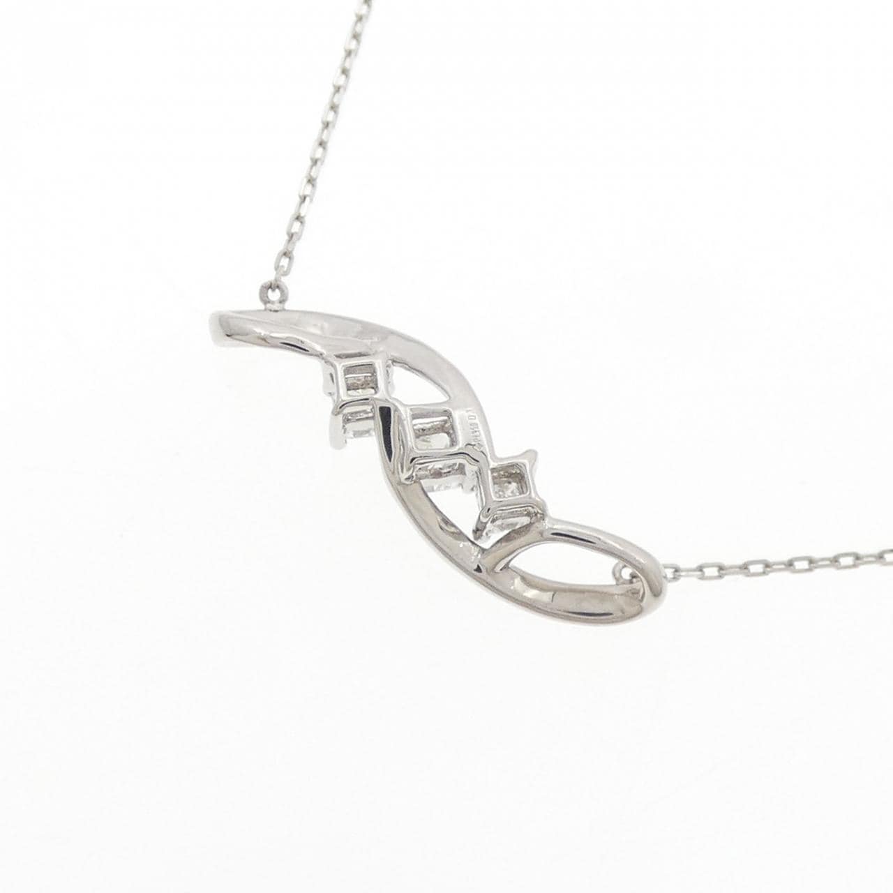 PT950/PT850 ダイヤモンド ネックレス 0.11CT