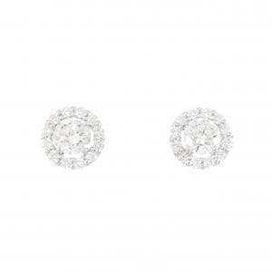 【新品】PT900 ダイヤモンド ピアス 0.315CT 0.306CT F SI1 Good