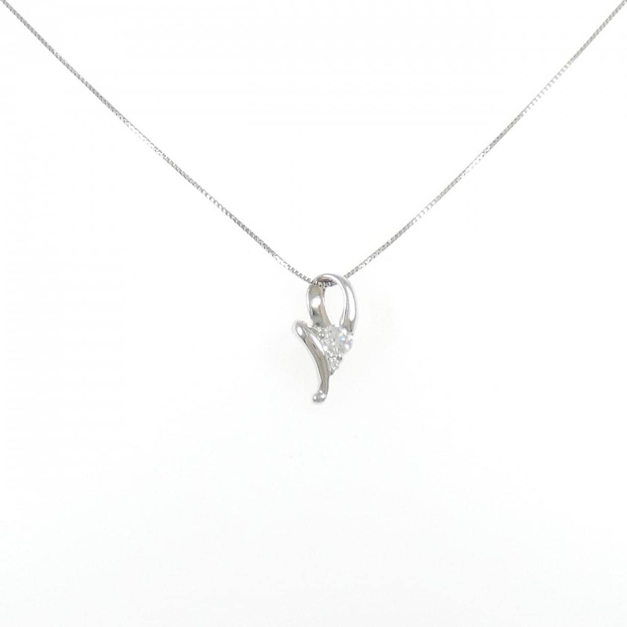PT900/PT850 ダイヤモンド ネックレス 0.19CT