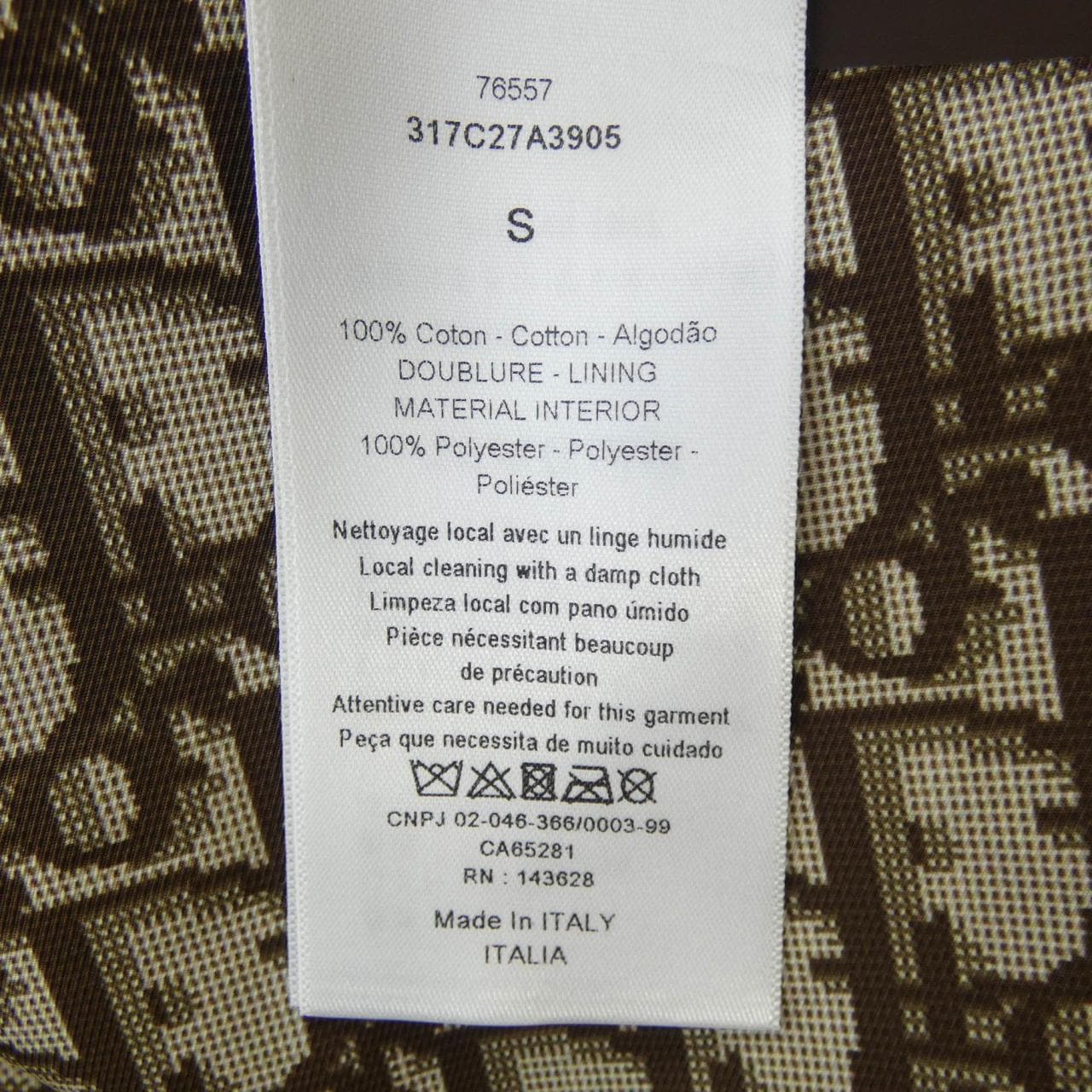 クリスチャンディオール CHRISTIAN DIOR 317C27A3905 ケープ