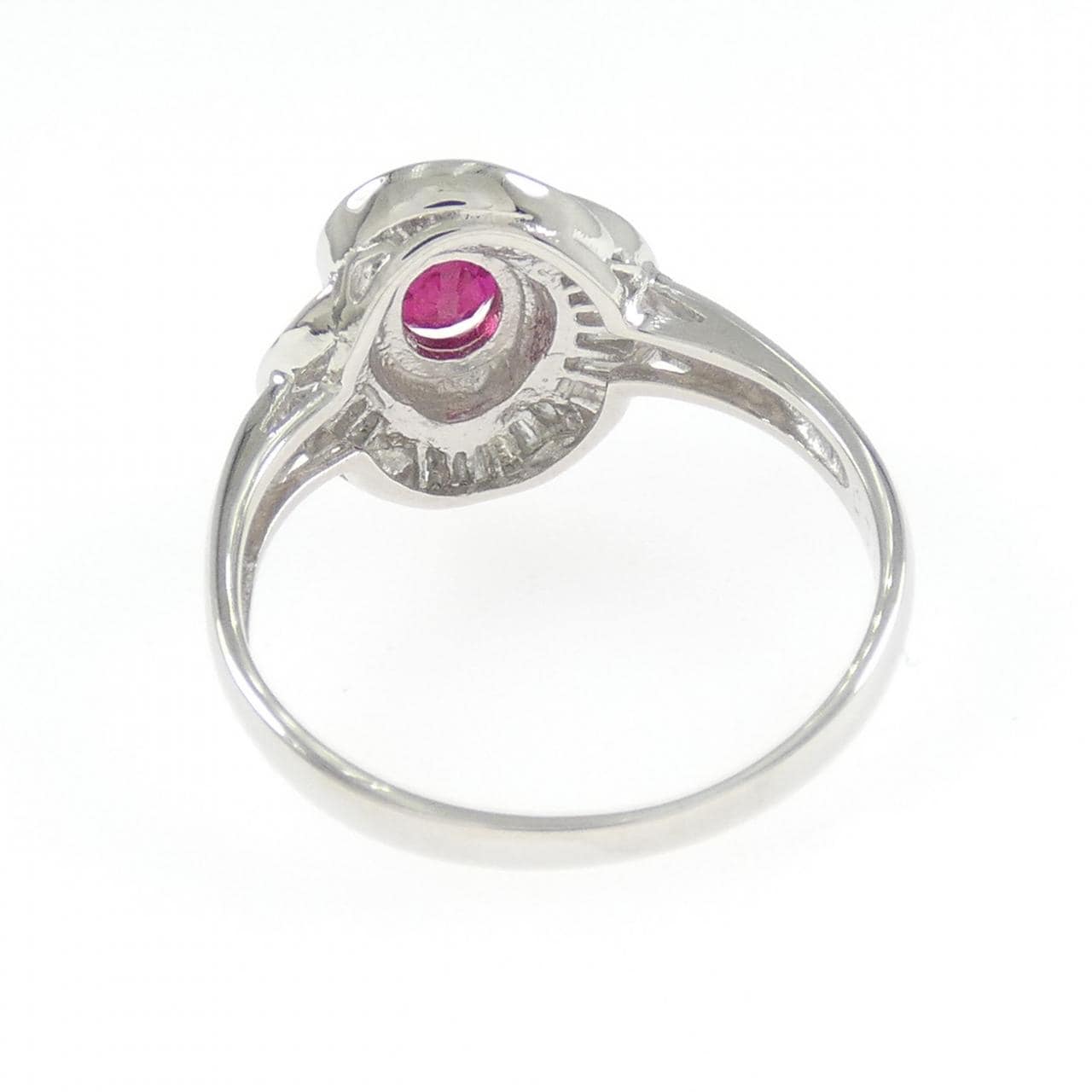 PT900 ルビー リング 0.70CT