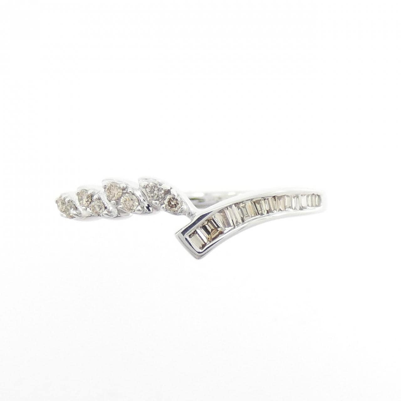 K18WG ダイヤモンド リング 0.15CT